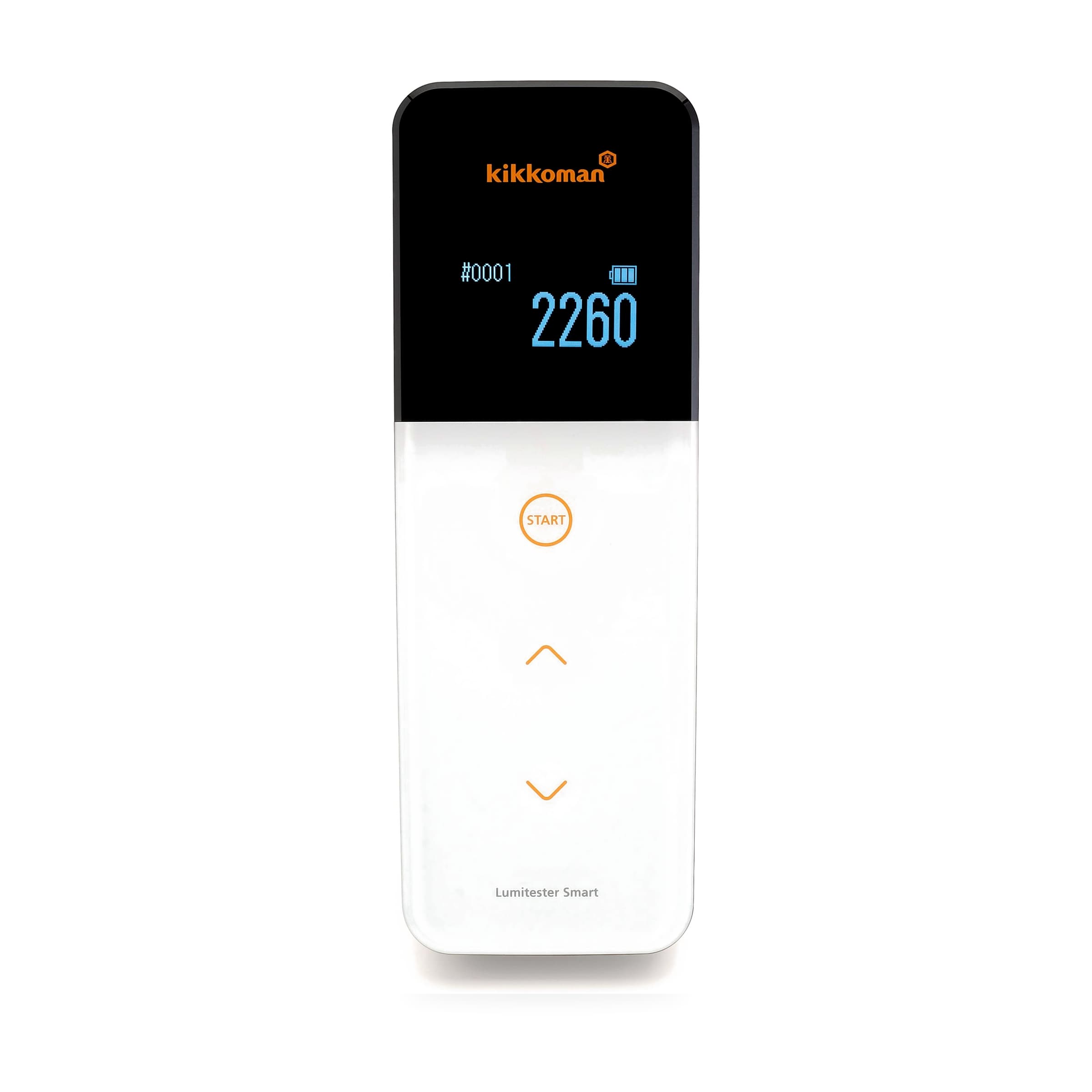 Luminómetro Lumitester Smart mostrando una lectura en RLU